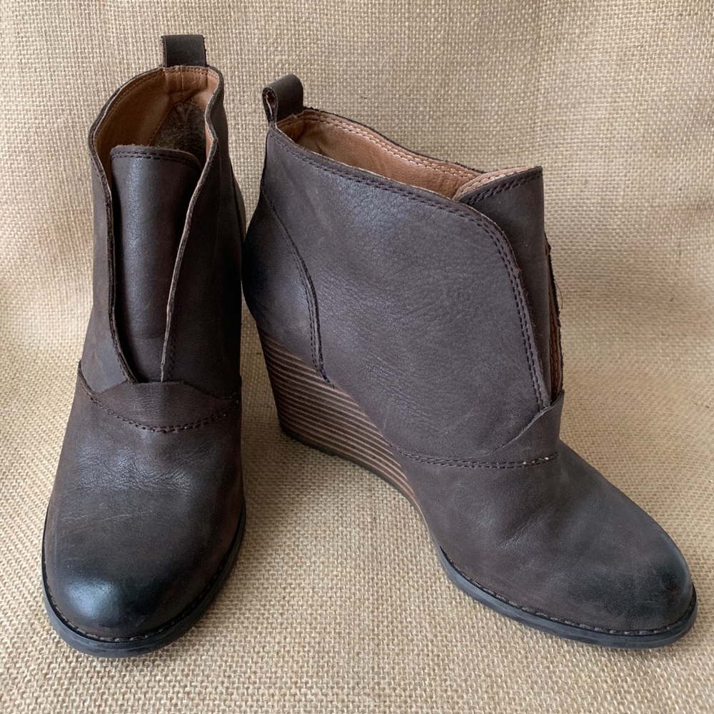 Lucky Brand Yasmin wedge ankle boot